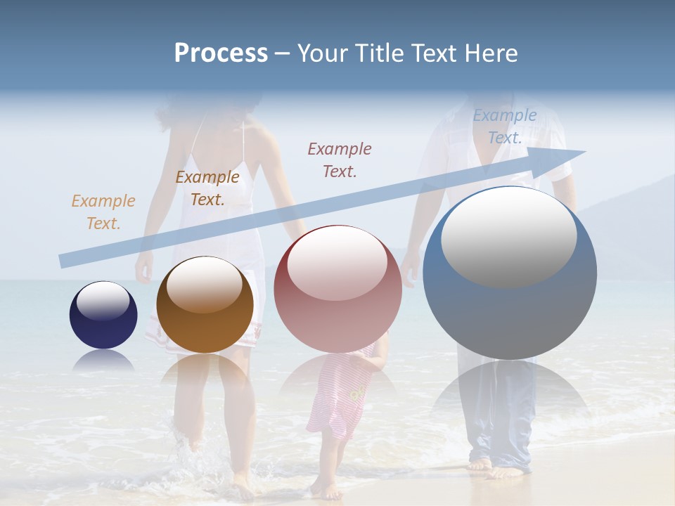 Waterside Journey Child PowerPoint Template