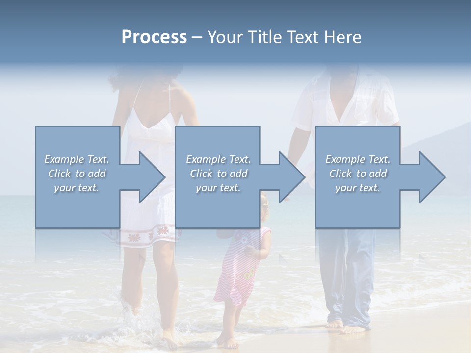 Waterside Journey Child PowerPoint Template