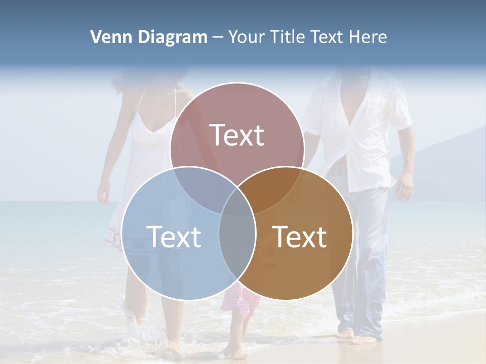 Waterside Journey Child PowerPoint Template