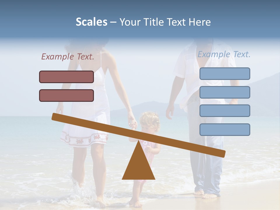 Waterside Journey Child PowerPoint Template