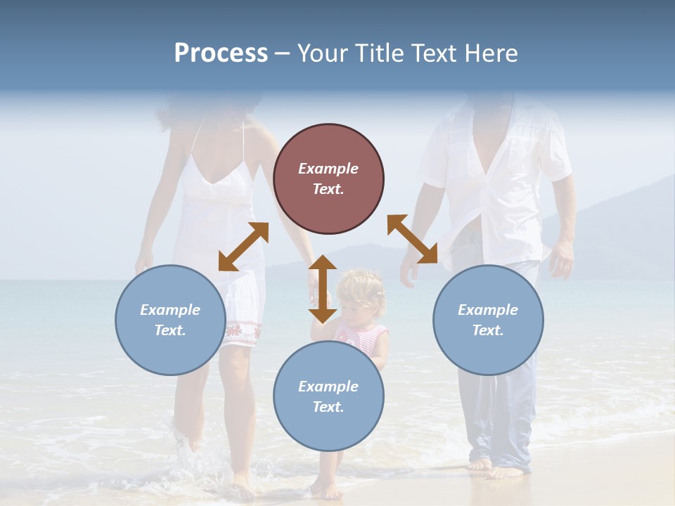 Waterside Journey Child PowerPoint Template