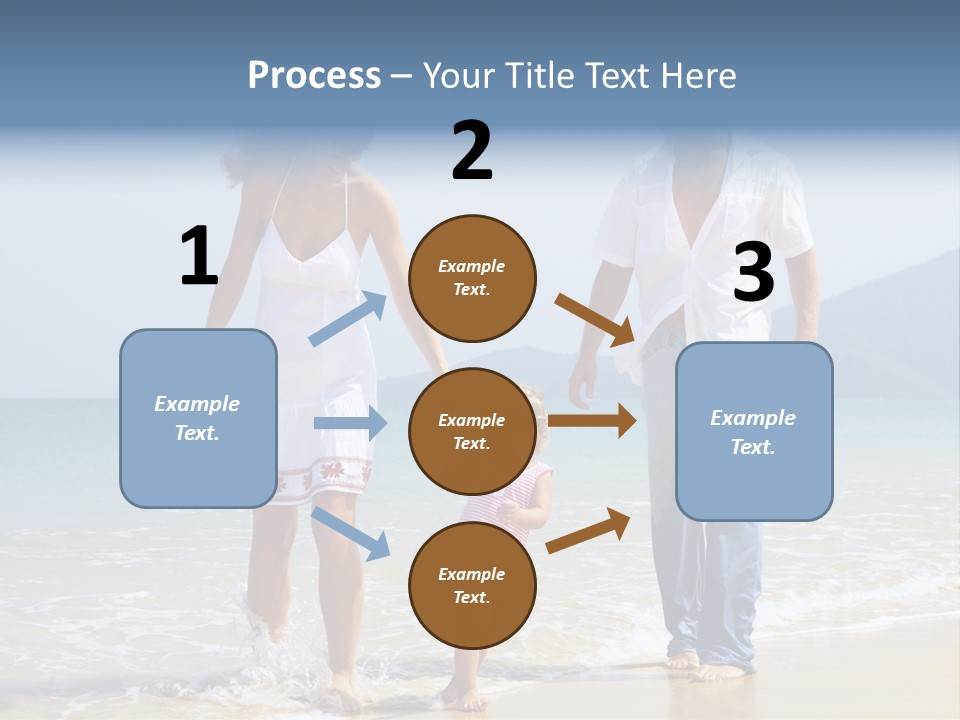 Waterside Journey Child PowerPoint Template