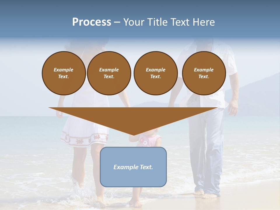 Waterside Journey Child PowerPoint Template