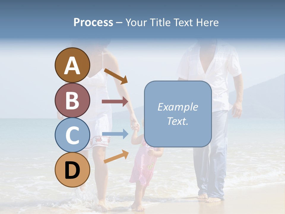 Waterside Journey Child PowerPoint Template