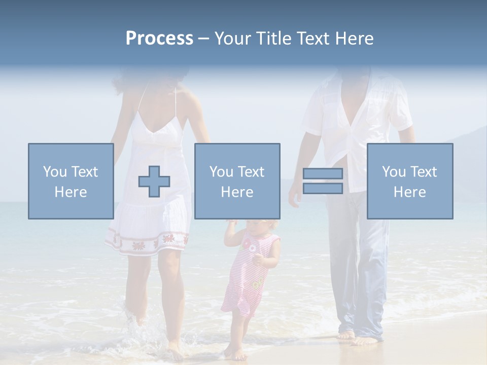 Waterside Journey Child PowerPoint Template