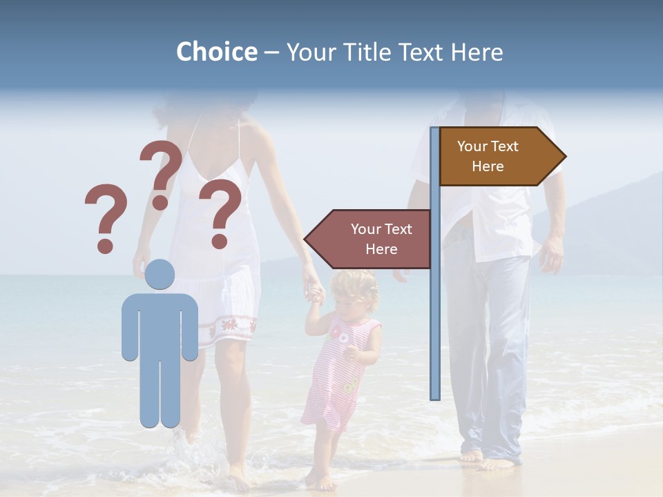 Waterside Journey Child PowerPoint Template