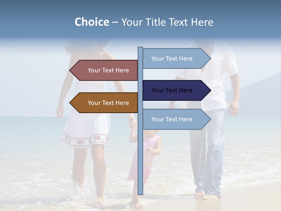 Waterside Journey Child PowerPoint Template