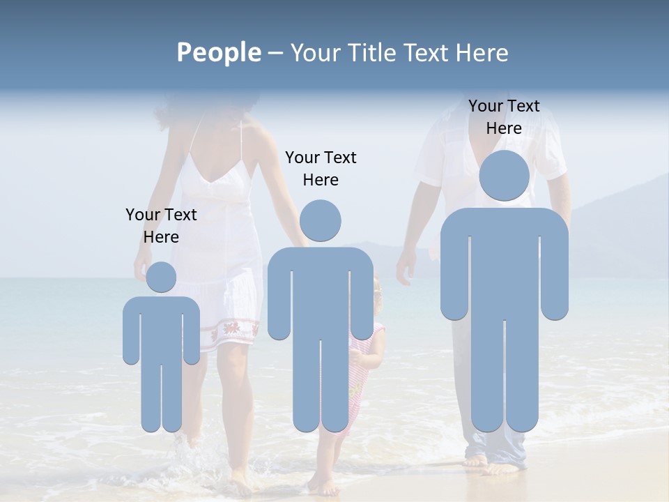 Waterside Journey Child PowerPoint Template