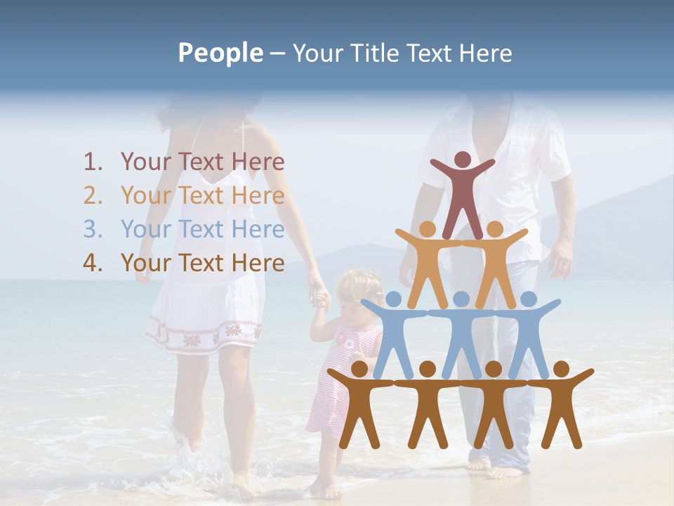 Waterside Journey Child PowerPoint Template