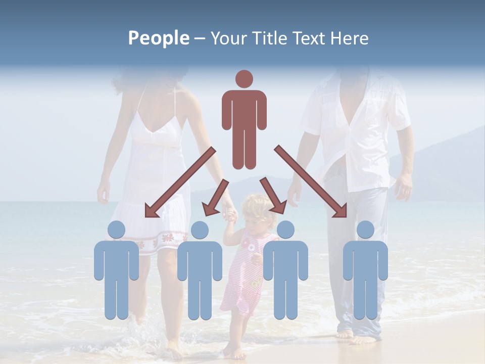 Waterside Journey Child PowerPoint Template