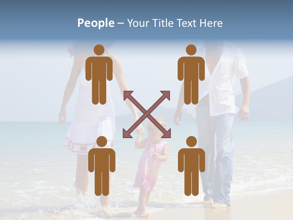 Waterside Journey Child PowerPoint Template