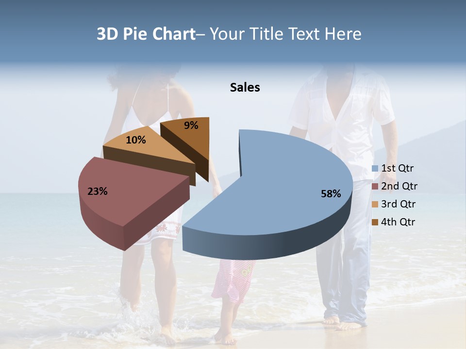 Waterside Journey Child PowerPoint Template