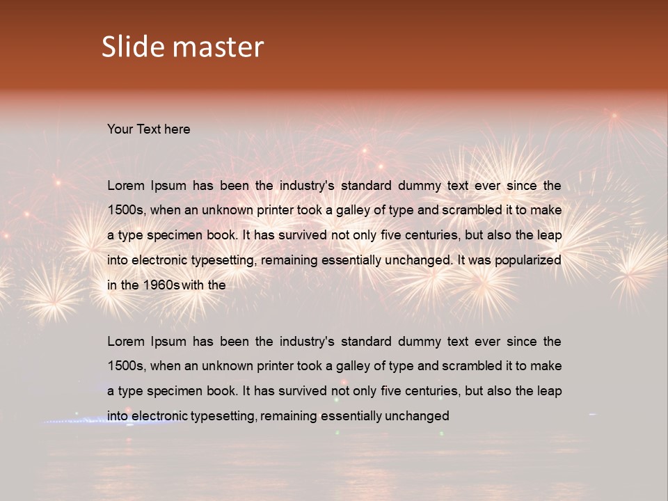 Sails Night A Palace PowerPoint Template