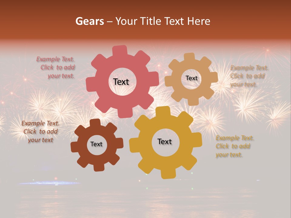 Sails Night A Palace PowerPoint Template