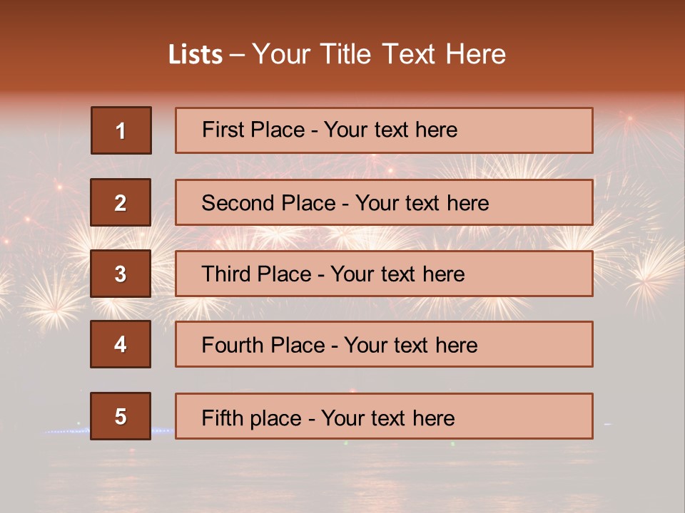 Sails Night A Palace PowerPoint Template