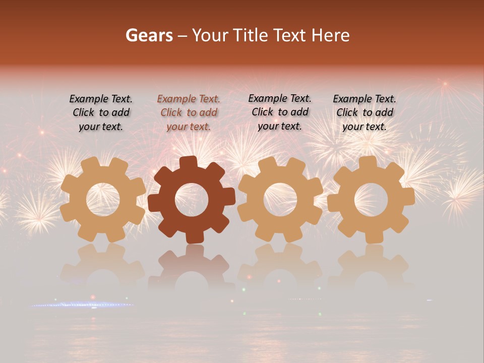 Sails Night A Palace PowerPoint Template