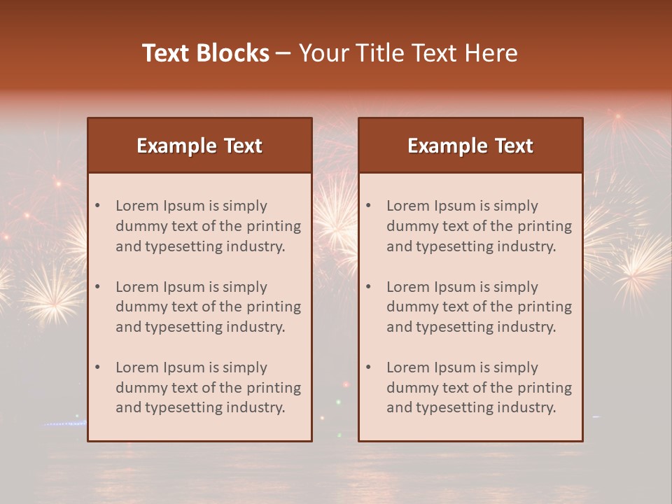 Sails Night A Palace PowerPoint Template