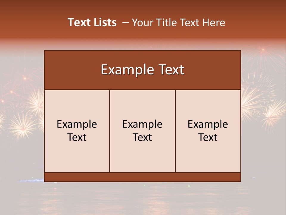 Sails Night A Palace PowerPoint Template