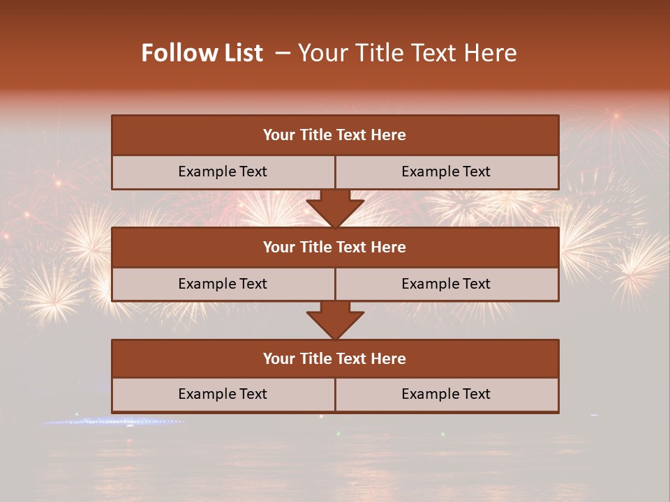 Sails Night A Palace PowerPoint Template