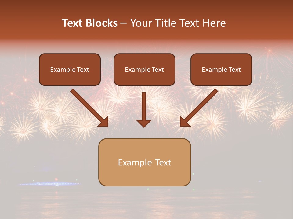 Sails Night A Palace PowerPoint Template