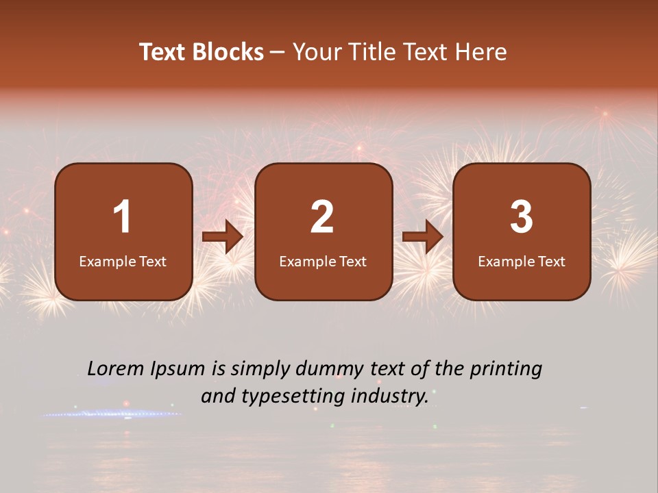 Sails Night A Palace PowerPoint Template