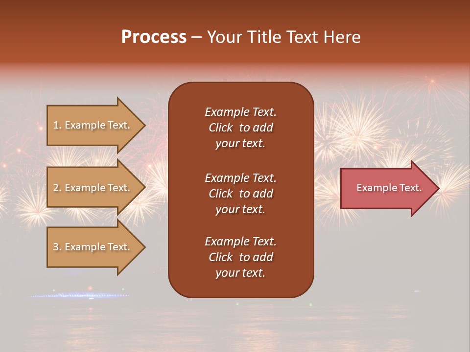 Sails Night A Palace PowerPoint Template