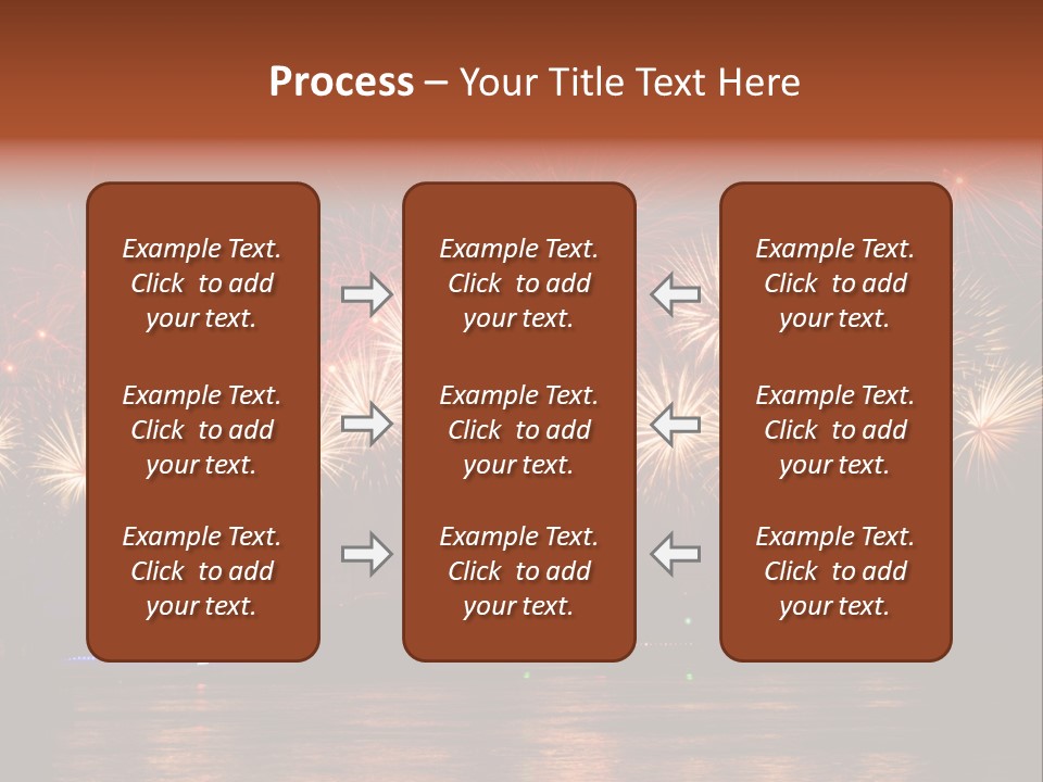 Sails Night A Palace PowerPoint Template
