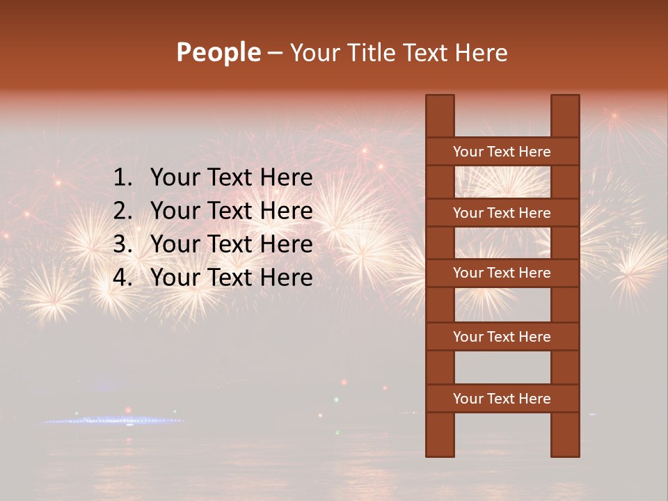 Sails Night A Palace PowerPoint Template