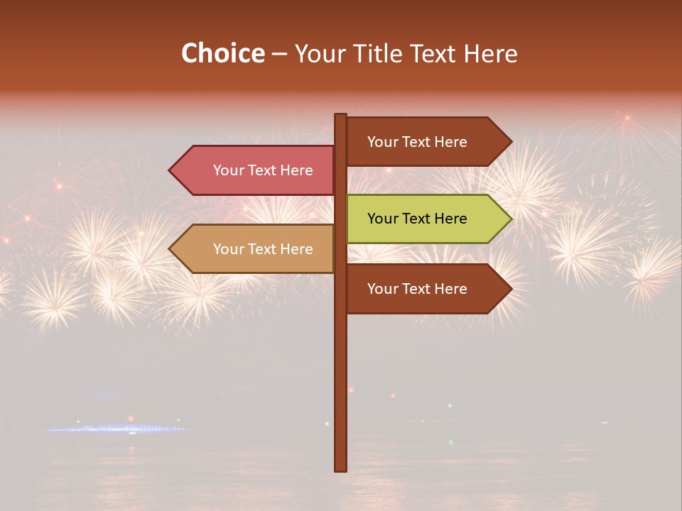 Sails Night A Palace PowerPoint Template