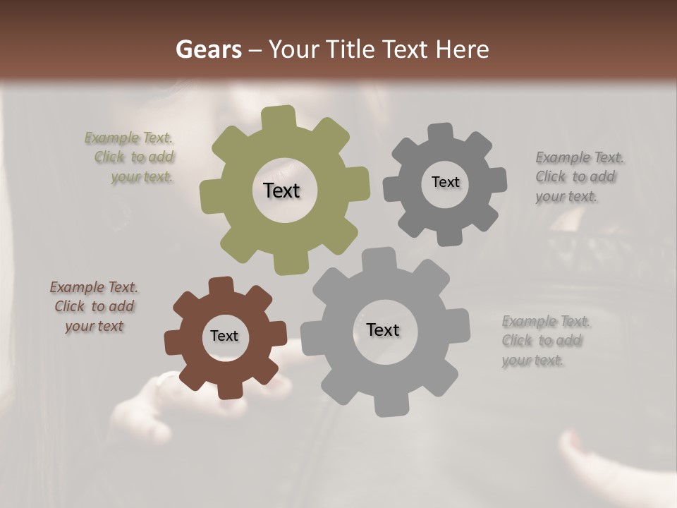 Outside Man Young PowerPoint Template