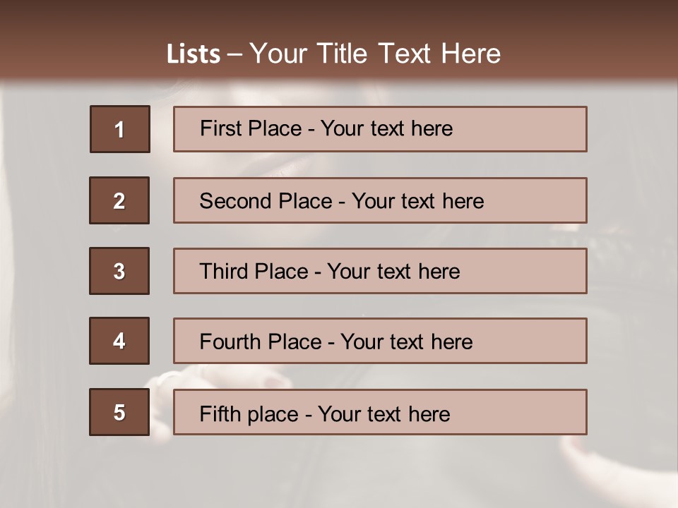 Outside Man Young PowerPoint Template