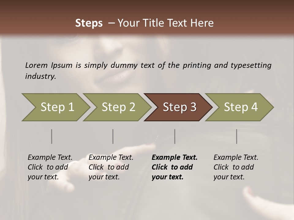 Outside Man Young PowerPoint Template