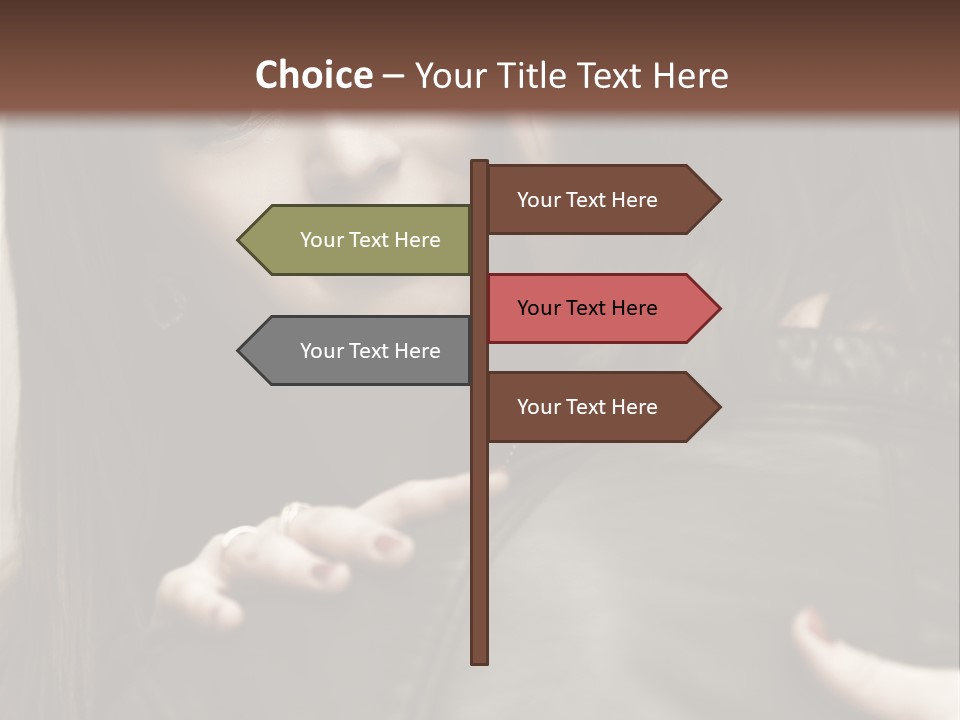 Outside Man Young PowerPoint Template