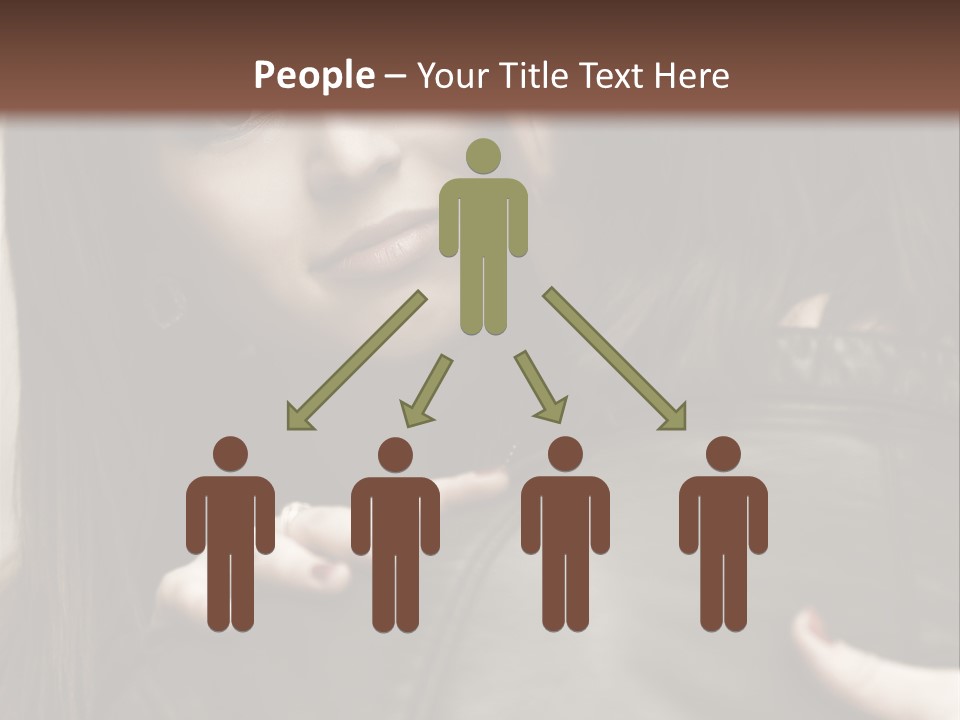 Outside Man Young PowerPoint Template