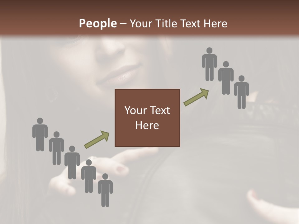 Outside Man Young PowerPoint Template