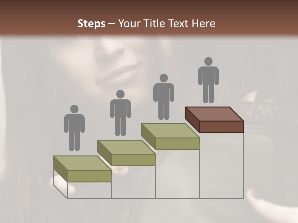 Outside Man Young PowerPoint Template