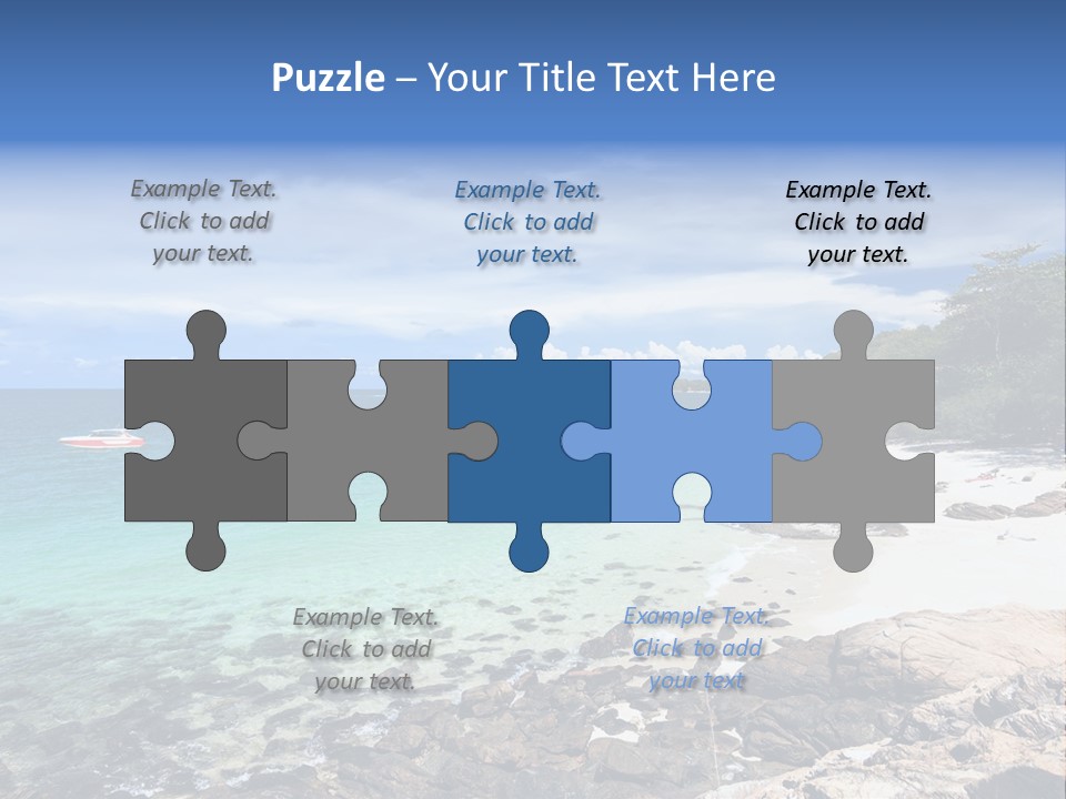 Foliage Surf Rock PowerPoint Template