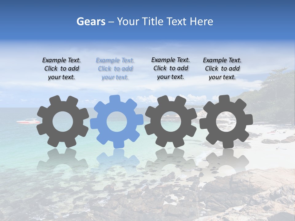 Foliage Surf Rock PowerPoint Template