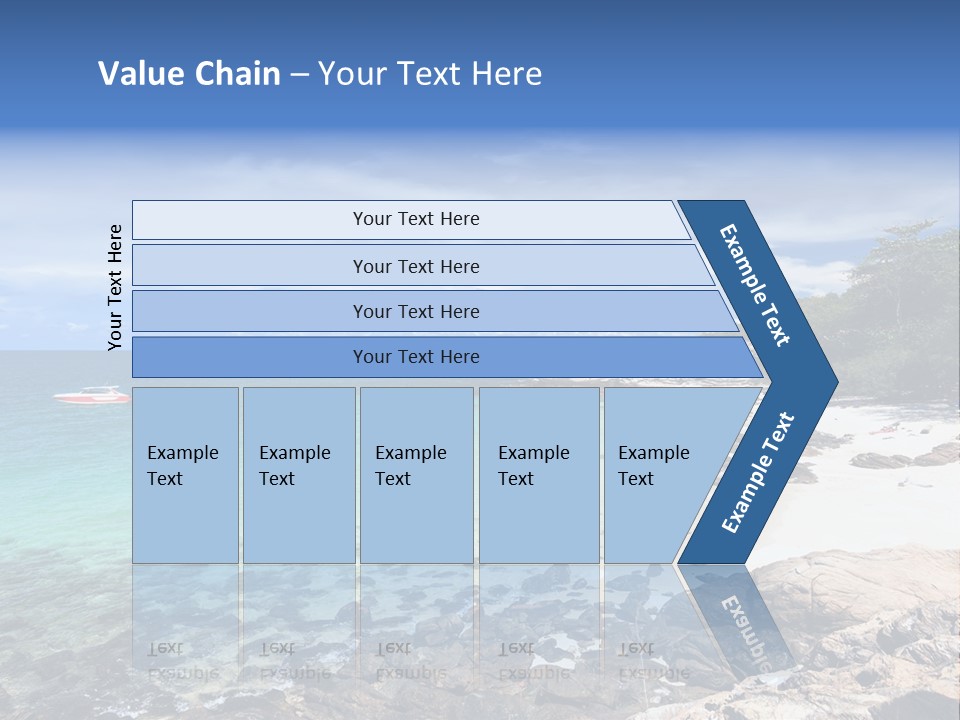 Foliage Surf Rock PowerPoint Template