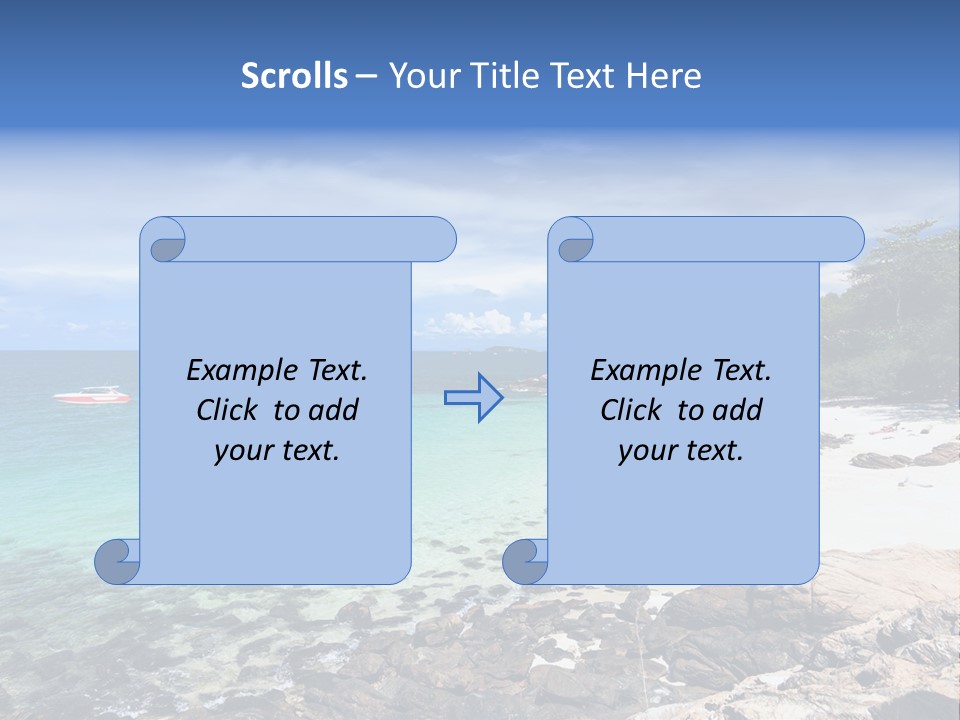 Foliage Surf Rock PowerPoint Template