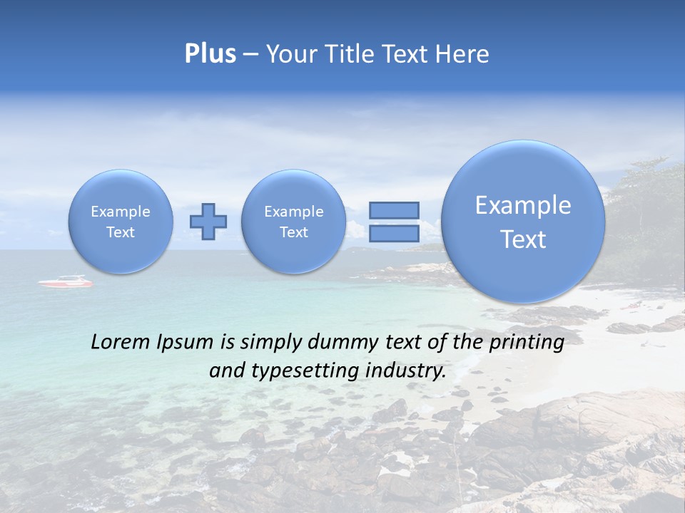 Foliage Surf Rock PowerPoint Template