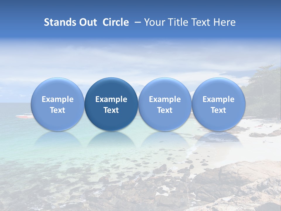 Foliage Surf Rock PowerPoint Template