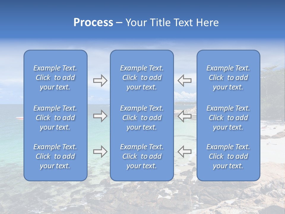Foliage Surf Rock PowerPoint Template