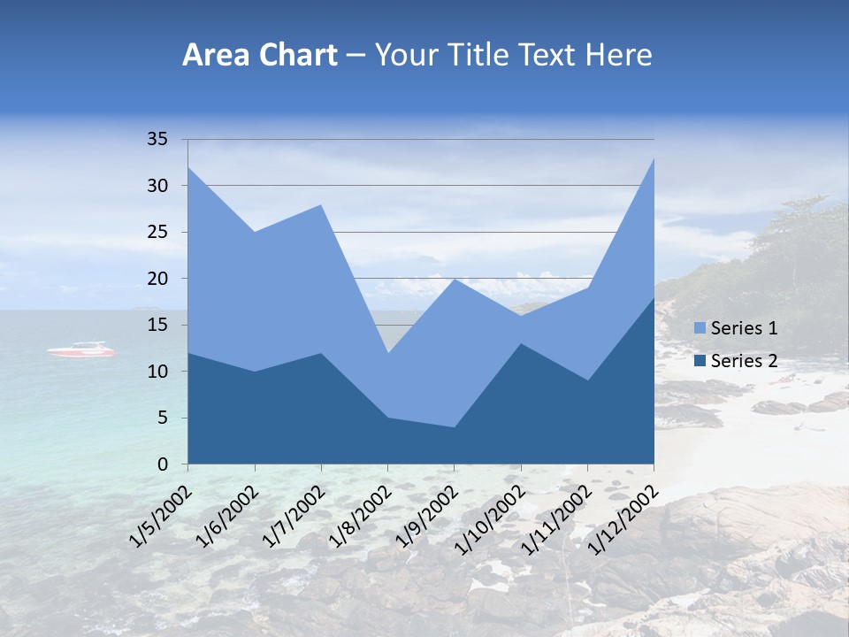 Foliage Surf Rock PowerPoint Template