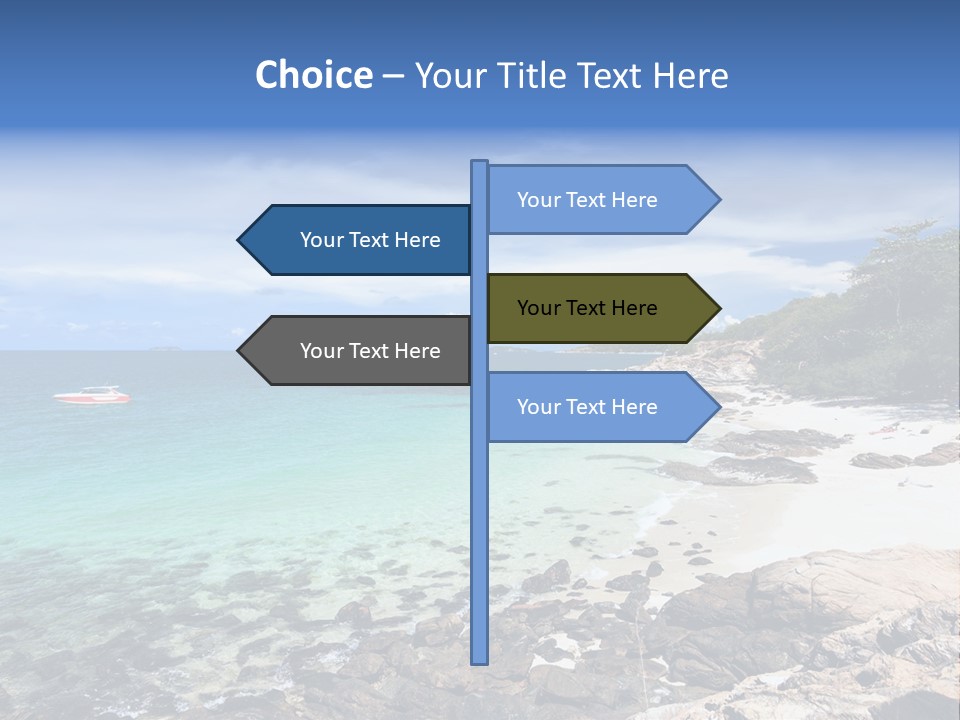 Foliage Surf Rock PowerPoint Template