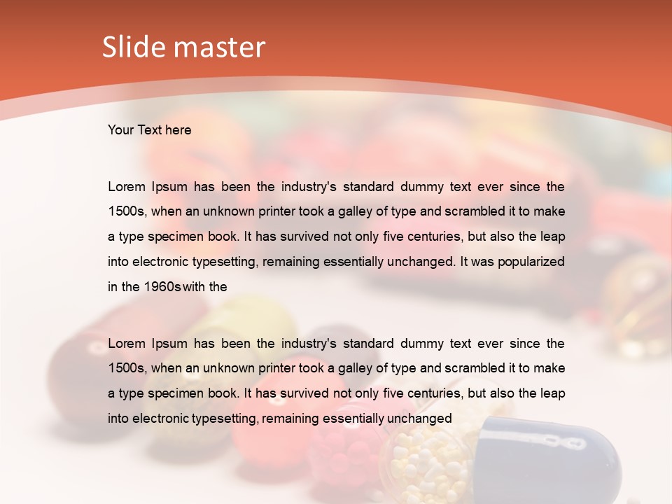 Healthy Treatment Healthcare PowerPoint Template