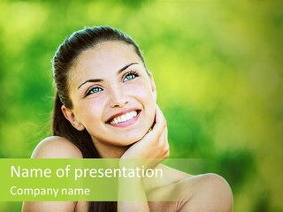 Lady Complexion Wellness PowerPoint Template