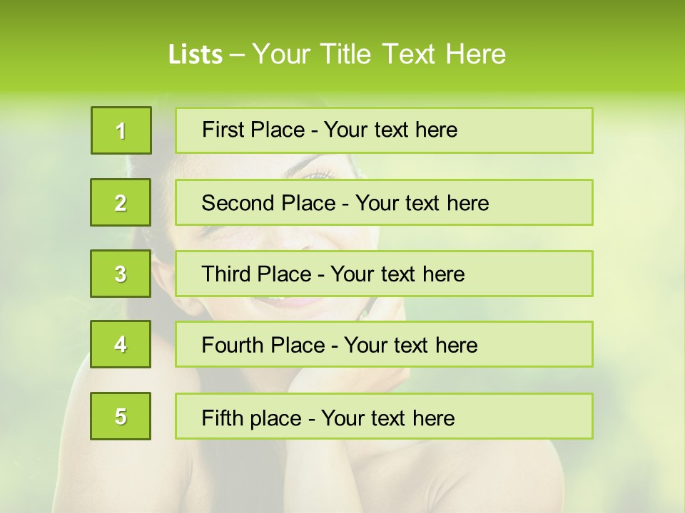 Lady Complexion Wellness PowerPoint Template