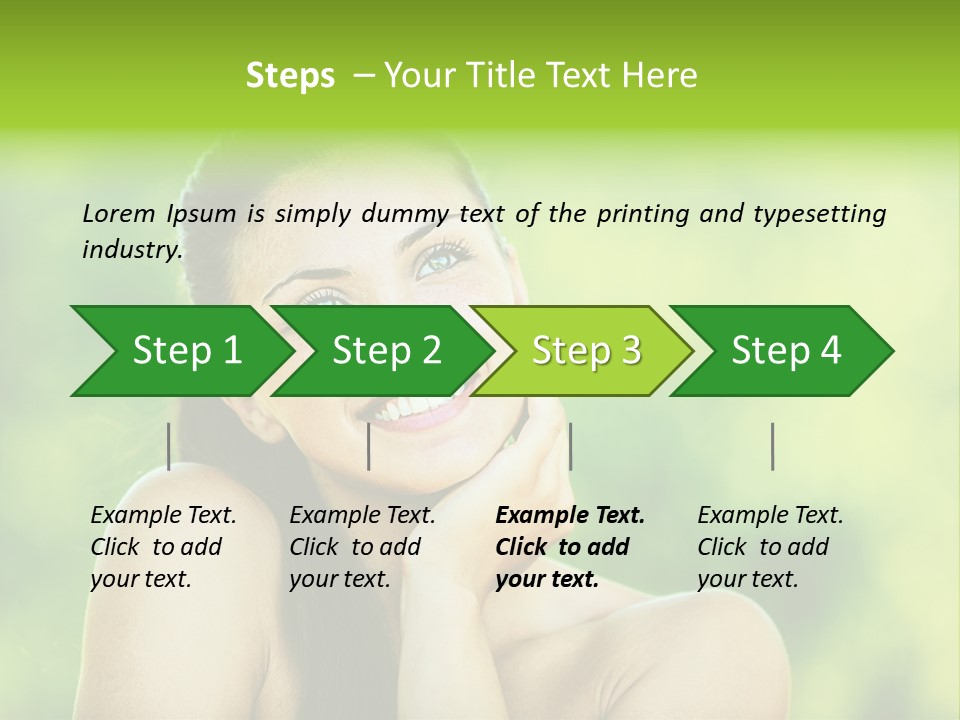 Lady Complexion Wellness PowerPoint Template