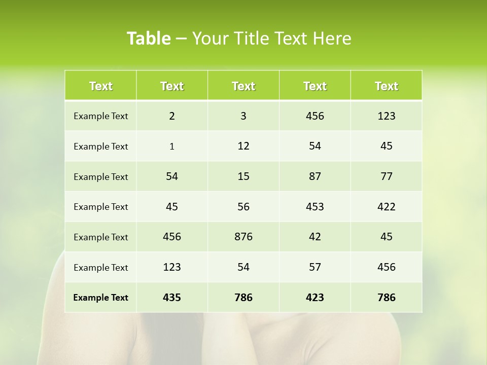 Lady Complexion Wellness PowerPoint Template